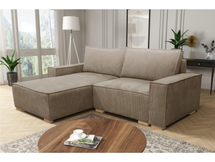 Sedací souprava Rija UNI světle hnědá