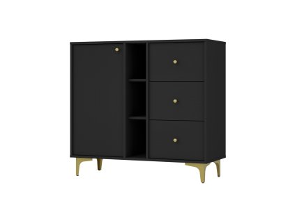 Komoda Tomila 824/1 černý grafit