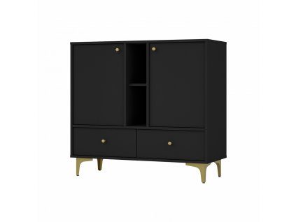 Komoda Tomila 825/1 černý grafit