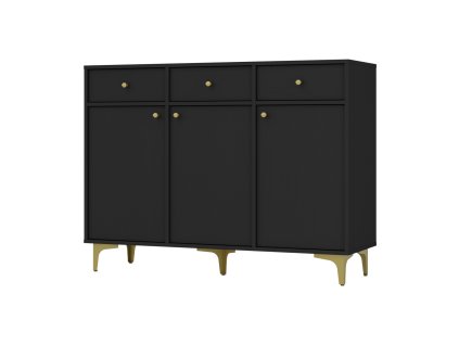 Komoda Tomila 827/1 černý grafit