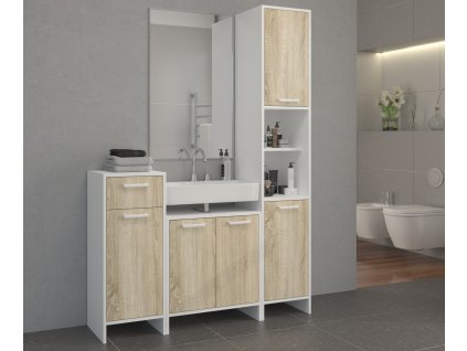 MELA II SZAFKA POD UMYWLKĘ, SZAFKA DOLNA 1F 1S, KOLUMNA 2F