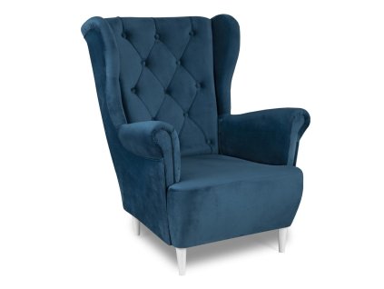 Relaxační křeslo ušák Selene K tmavě modrá