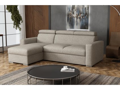 Sedací souprava Petrit levá Aragon hnědošedá