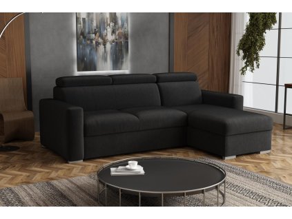 Sedací souprava Petrit pravá Kronos černá