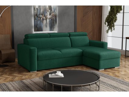 Sedací souprava Petrit pravá Kronos zelená