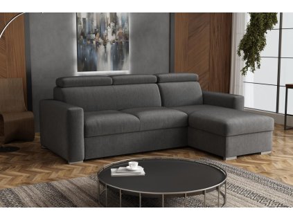 Sedací souprava Petrit pravá Kronos šedá