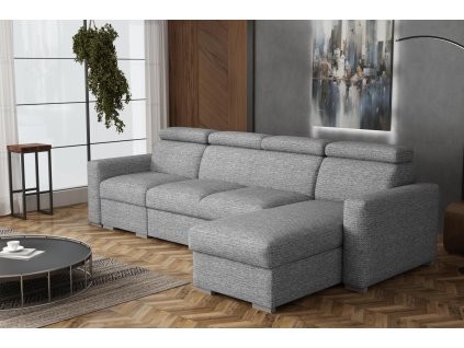 Sedací souprava Petrit I pravá Aragon šedá