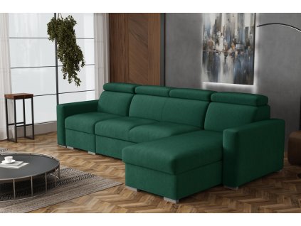 Sedací souprava Petrit I pravá Kronos zelená