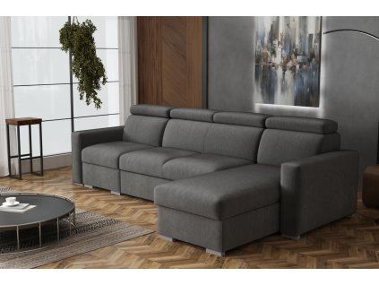 Sedací souprava Petrit I pravá Kronos šedá