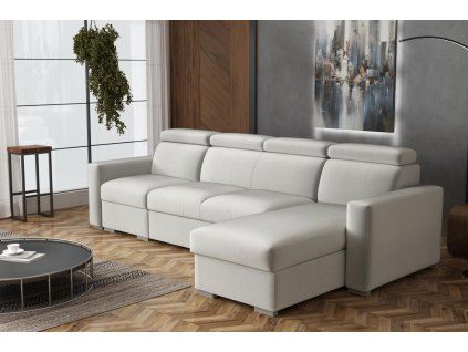 Sedací souprava Petrit I pravá Paros světle šedá