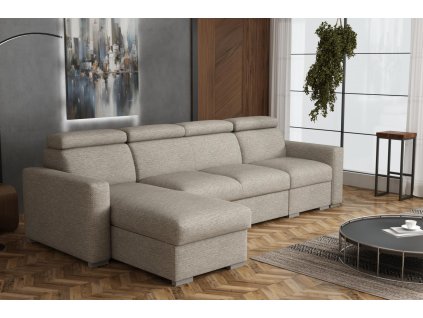 Sedací souprava Petrit I levá Aragon hnědošedá