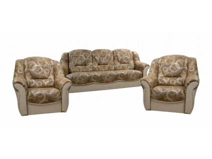 Sedací souprava Bára 3f+1+1 Arlo 5/béžová