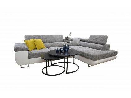 Sedací souprava Tony P šedobílá