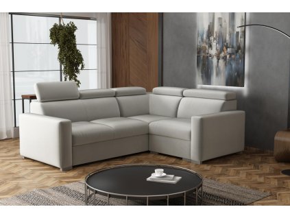 Sedací souprava Petrit III pravá Paros světle šedá