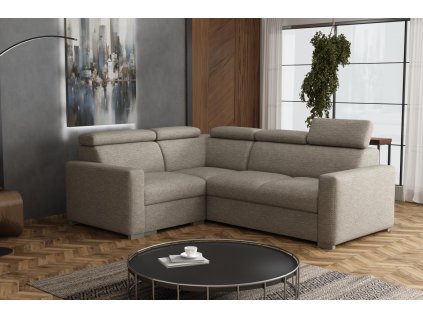 Sedací souprava Petrit III levá Aragon hnědošedá