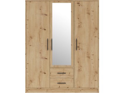 Šatní skříň Smart SRL 2 - se zrcadlem artisan