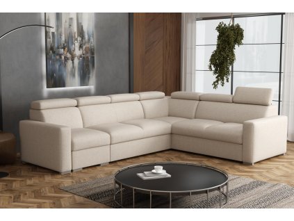 Sedací souprava Petrit V pravá Aragon béžová