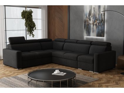 Sedací souprava Petrit V levá Kronos černá