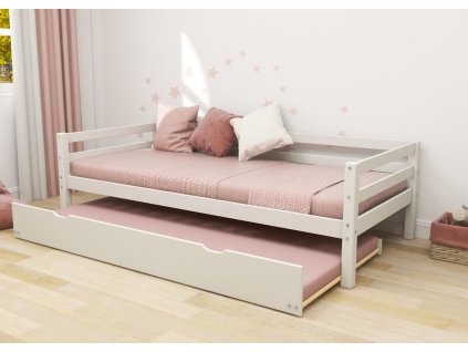 Postel s přistýlkou Actim bílá