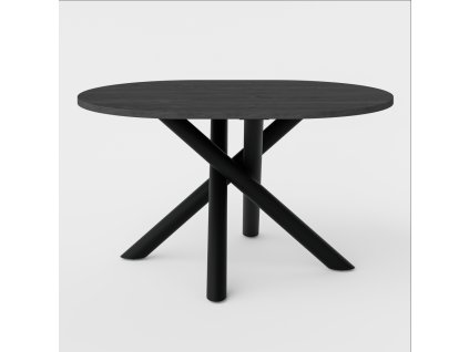 Jídelní stůl Osman oválný jasan portland tmavý