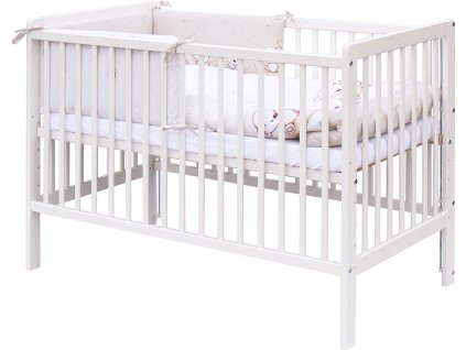 Dětská postýlka s kompletní výbavou Scarlett 120 x 60 cm - Toro - béžová