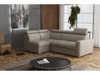 Sedací souprava Petrit VI levá Aragon hnědošedá