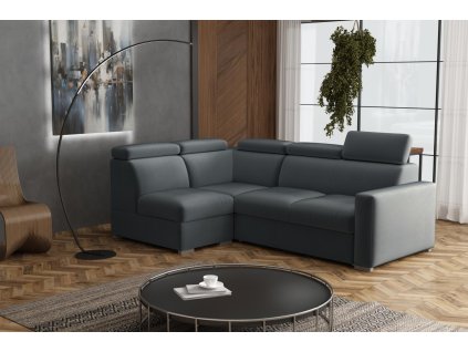 Sedací souprava Petrit VI levá Paros tmavě šedá