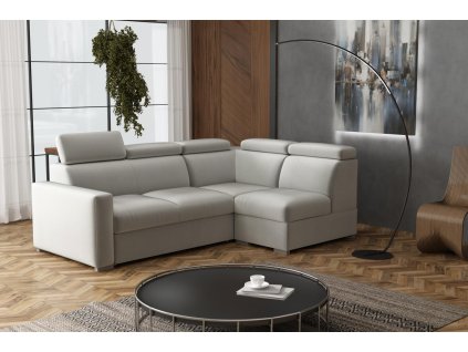 Sedací souprava Petrit VI pravá Paros světle šedá