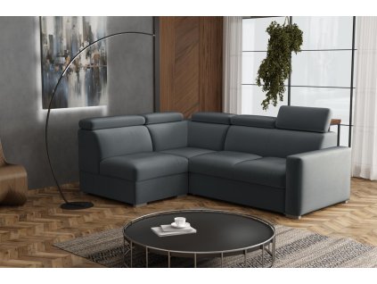 Sedací souprava Petrit VII levá Paros tmavě šedá