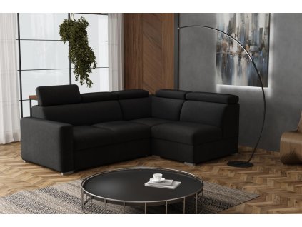 Sedací souprava Petrit VII pravá Kronos černá