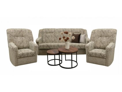 Sedací souprava Panda 3+1+1 Rosita 104/koo béžová