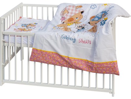 Dětská postýlka s kompletní výbavou Scarlett 120 x 60 cm - Palpy