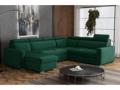 Sedací souprava Petrit U levá Kronos zelená