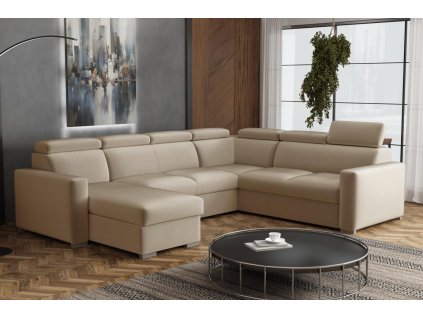 Sedací souprava Petrit U levá Paros béžová