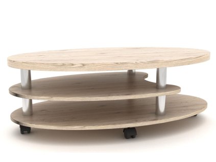 BRADOP Konferenční stůl DALIBOR 110x60 (Barevné provedení P - PŘÍRODNÍ)