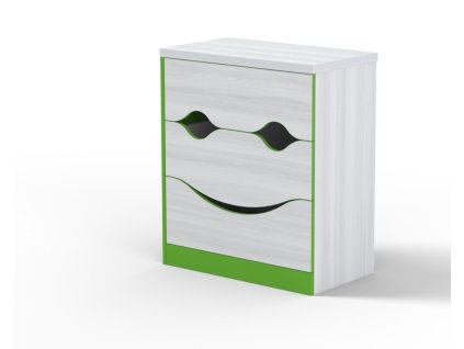 BRADOP Komoda úsměv CASPER C104 (Barevné provedení CE - CREME)