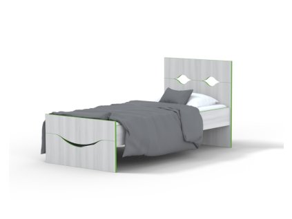 BRADOP Dětská postel s úsměvem CASPER C108 krémová 90×200 (Barevné provedení CE - CREME)