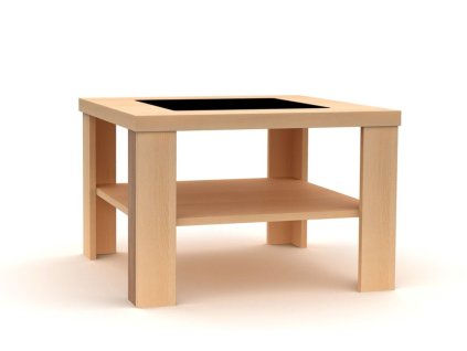 BRADOP Konferenční stůl ALOIS 65×65 (Barevné provedení P - PŘÍRODNÍ)