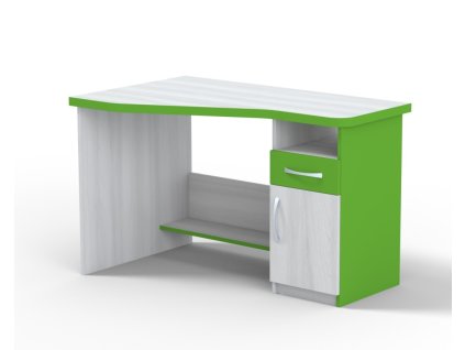 BRADOP Rohový psací stůl CASPER STEVE﻿ 120*74 (Barevné provedení P - PŘÍRODNÍ)