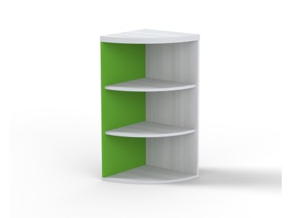 BRADOP Rohový regál C117 CASPER 45×45 (Barevné provedení CE - CREME)