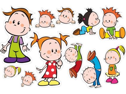 Casper - samolepky figurky