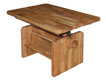 Konferenční stůl Ferdinand, DUB 105x65 cm, výška 51(66) cm