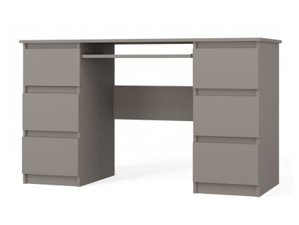 Psací stůl Kima šedá jíl