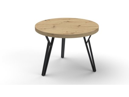 Konferenční stůl PATRIK 65 prumer (Barevné provedení P - PŘÍRODNÍ)