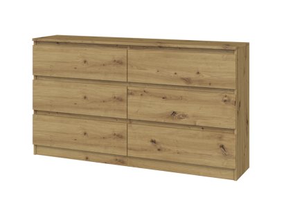 Komoda Malvína M6 140 dub artisan