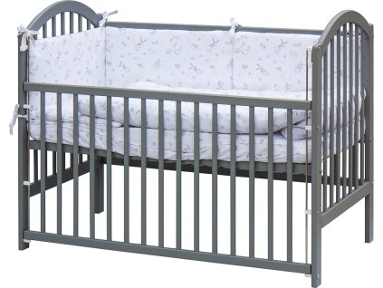 12096 2 detska postylka s kompletni vybavou scarlett 120 x 60 cm seda luka