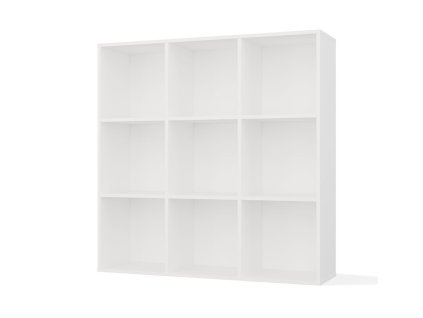 Knihovna Manja 3x3 bílá