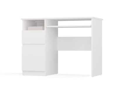 Psací stůl Petros L bílý mat