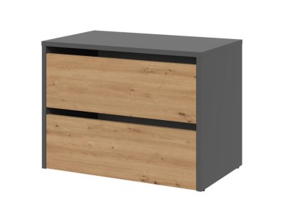 Botník Modis 1 antracit/dub artisan