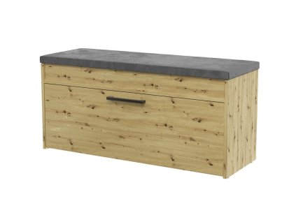 Botník se sedákem Pargas dub artisan